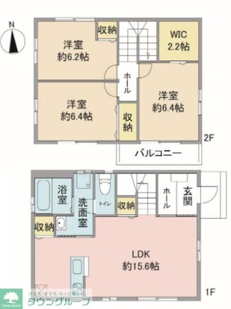 アルページュ上北台の物件間取画像